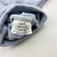 Load image into Gallery viewer, Unisex soll. the label, blue romper, EUC, size 0,  
