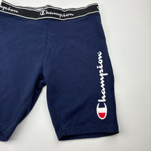 Load image into Gallery viewer, Girls Champion, Authentic navy stretchy sports / activewear shorts, EUC, size 14,  