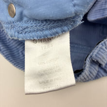 Load image into Gallery viewer, Girls GHANDA, blue corduroy cotton shorts, W: 31cm across, GUC, size 12-13,  
