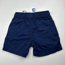 Load image into Gallery viewer, Boys Milkshake, navy lightweight cotton shorts, elasticasted, NEW, size 3,  