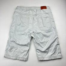 Load image into Gallery viewer, Boys Indie, knit denim shorts, elasticated, light marks front left cuff, FUC, size 12,  