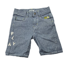 Load image into Gallery viewer, Boys IKKS, striped denim shorts, adjustable, GUC, size 3,  