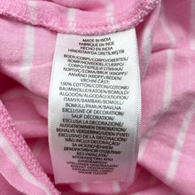 Load image into Gallery viewer, Girls Ralph Lauren, pink &amp; white stripe cotton dress, light marks, FUC, size 2, L: 48cm