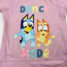 Load image into Gallery viewer, Girls Bluey, pink cotton tee / top, GUC, size 4,  