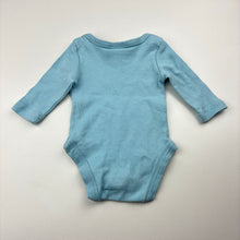 Load image into Gallery viewer, Unisex Seasame Street, Cookie Monster cotton bodysuit / romper, EUC, size 0000,  