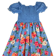 Load image into Gallery viewer, Girls Ollie's Place, lightweight floral dress, *catch front right sleeve*, FUC, size 7, L: 75cm