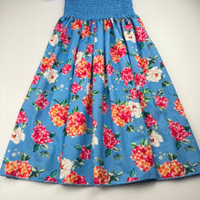 Load image into Gallery viewer, Girls Ollie's Place, lightweight floral dress, *catch front right sleeve*, FUC, size 7, L: 75cm