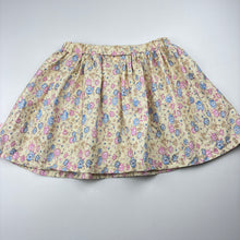 Load image into Gallery viewer, Girls BLUSH KIDS, lightweight floral cotton skirt, elasticated, GUC, size 4,  