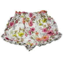 Load image into Gallery viewer, Girls FOREVER NEW, lined floral cotton shorts, elasticated, light mark, FUC, size 5-6,  
