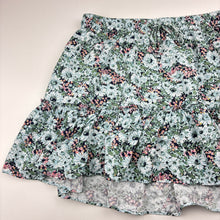 Load image into Gallery viewer, Girls DECJUBA KIDS, lightweight floral viscose skirt, elasticated, L: 32cm at front, EUC, size 8,  