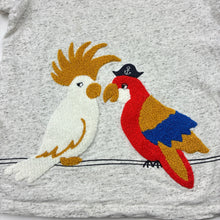 Load image into Gallery viewer, Boys Seed, cotton tee / top, parrots, mark lower back, FUC, size 4,  