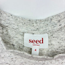 Load image into Gallery viewer, Boys Seed, cotton tee / top, parrots, mark lower back, FUC, size 4,  
