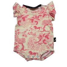 Load image into Gallery viewer, Girls KIP &amp; CO, organic cotton blend romper, small marks, FUC, size 00,  
