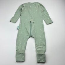 Load image into Gallery viewer, Unisex ergoPouch, 0.2 Tog organic cotton blend sleepsuit / romper, *discolouration at neck*, FUC, size 00,  