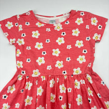 Load image into Gallery viewer, Girls IDENTIC Nature, floral cotton dress, GUC, size 5, L: 55cm