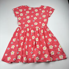 Load image into Gallery viewer, Girls IDENTIC Nature, floral cotton dress, GUC, size 5, L: 55cm
