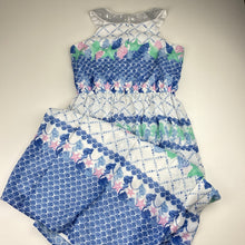 Load image into Gallery viewer, Girls Tutus &amp; Tambourines, lined lightweight maxi dress, mermaids, GUC, size 8, L: 95cm