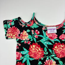 Load image into Gallery viewer, Girls Mango, lightweight stretchy floral dress, EUC, size 12, L: 74cm