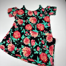 Load image into Gallery viewer, Girls Mango, lightweight stretchy floral dress, EUC, size 12, L: 74cm