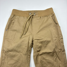 Load image into Gallery viewer, Boys POLL-Y, stretch cotton pants, elasticated, Inside leg: 74cm, EUC, size 15,  