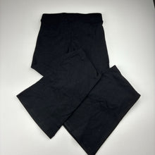 Load image into Gallery viewer, Girls Anko, black flared leggings / pants, elasticated, Inside leg: 63cm, GUC, size 10,  