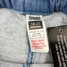 Load image into Gallery viewer, Girls DUNNES STORES, stretch knit denim pants, elasticated, Inside leg: 27.5cm, NEW, size 2,  