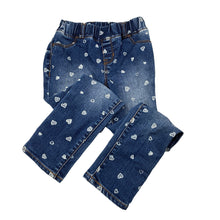 Load image into Gallery viewer, Girls GAP, stretch denim leggings / jeggings, elasticated, Inside leg: 40cm, GUC, size 5,  
