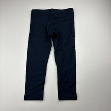 Load image into Gallery viewer, Girls Target, navy stretchy pants, elasticated, Inside leg: 32.5cm, EUC, size 2,  