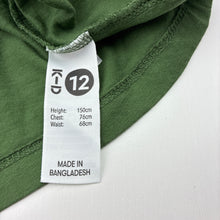 Load image into Gallery viewer, Boys KID, green cotton tee / top, EUC, size 12,  