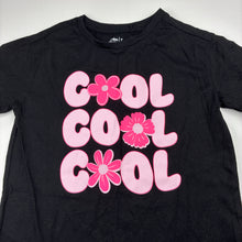 Load image into Gallery viewer, Girls Anko, black cotton tee / top, EUC, size 7,  