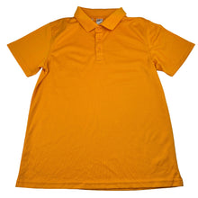 Load image into Gallery viewer, Unisex Anko, gold school polo shirt top, EUC, size 14,  