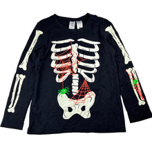 Load image into Gallery viewer, Unisex Target, cotton pyjama top, glow in the dark skeleton, EUC, size 7,  
