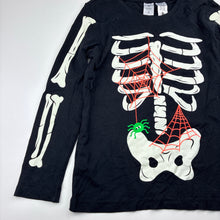 Load image into Gallery viewer, Unisex Target, cotton pyjama top, glow in the dark skeleton, EUC, size 7,  