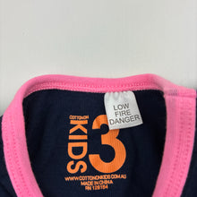 Load image into Gallery viewer, Girls Cotton On, cotton pyjama tee / top, EUC, size 3,  