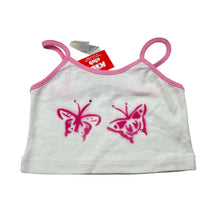Load image into Gallery viewer, Girls STEMPER, cropped cotton top, butterflies, NEW, size 4,  
