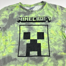 Load image into Gallery viewer, Boys Mojang, Minecraft cotton tee / top, wash fade, FUC, size 6,  