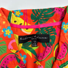 Load image into Gallery viewer, Boys Riley Adams, colourful lightweight Hawaiian style shirt, EUC, size 12,  