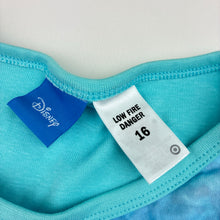 Load image into Gallery viewer, Girls Disney, Frozen Elsa pyjama top, EUC, size 16,  