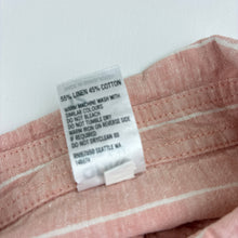 Load image into Gallery viewer, Boys Anko, linen / cotton short sleeve shirt, EUC, size 12,  