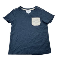 Load image into Gallery viewer, Boys Tommy Bahama, blue v-neck tee / top, EUC, size 2,  