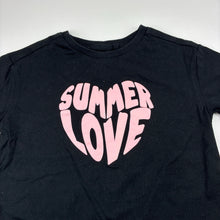 Load image into Gallery viewer, Girls Anko, black cotton tee / top, EUC, size 6,  