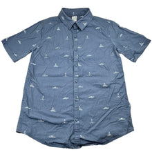 Load image into Gallery viewer, Boys Anko, cotton short sleeve shirt, boats, GUC, size 12,  