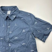 Load image into Gallery viewer, Boys Anko, cotton short sleeve shirt, boats, GUC, size 12,  