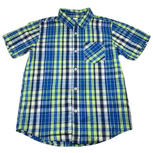 Load image into Gallery viewer, Boys Urban Supply, checked lightweight cotton short sleeve shirt, EUC, size 12,  