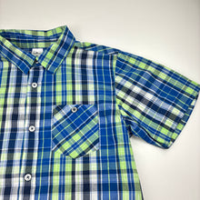 Load image into Gallery viewer, Boys Urban Supply, checked lightweight cotton short sleeve shirt, EUC, size 12,  