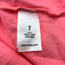 Load image into Gallery viewer, Girls H&amp;T, pink cotton tee / top, flamingos, NEW, size 7,  