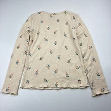 Load image into Gallery viewer, Girls Target, ribbed floral long sleeve top, GUC, size 5,  