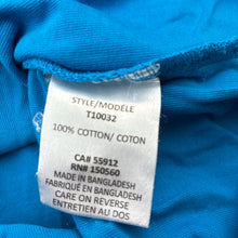 Load image into Gallery viewer, Unisex blue, cotton tee / top, EUC, size 10,  