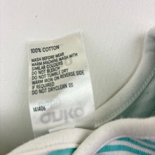 Load image into Gallery viewer, Unisex Anko, cotton romper, zebras, EUC, size 0000,  