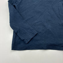 Load image into Gallery viewer, Unisex H&amp;M, navy stretchy long sleeve tee / top, EUC, size 2,  